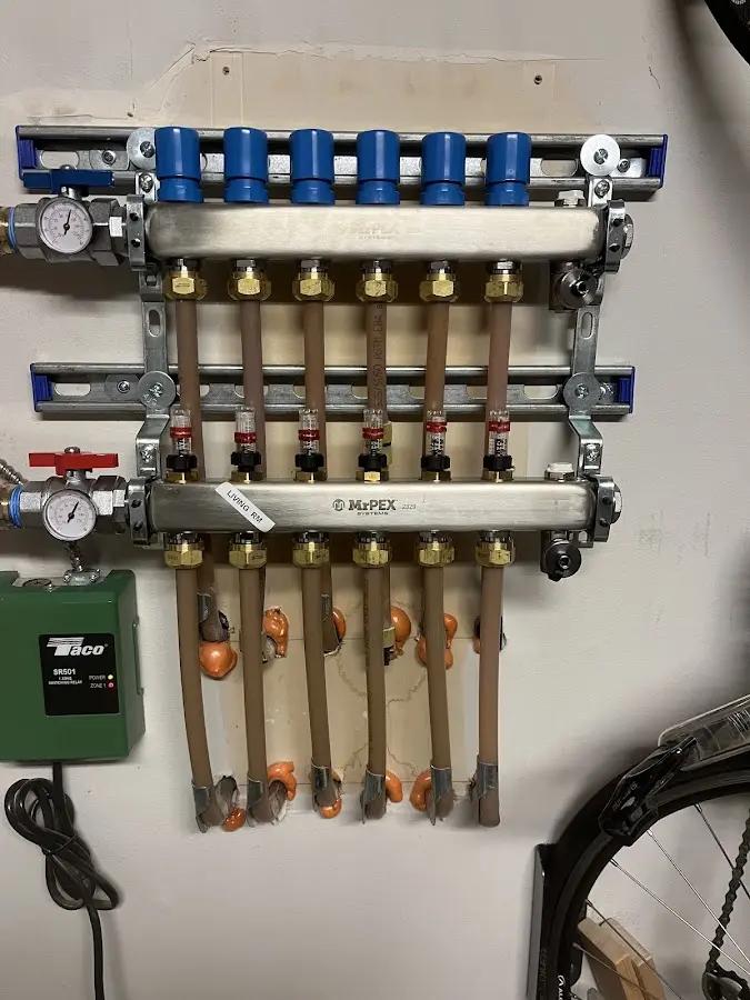 Plumber performing Gas Leak Detection at a residential property in Newington Forest